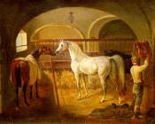 马厩内 - 雅克·劳伦特·阿加斯